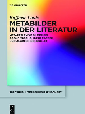 cover image of Metabilder in der Literatur